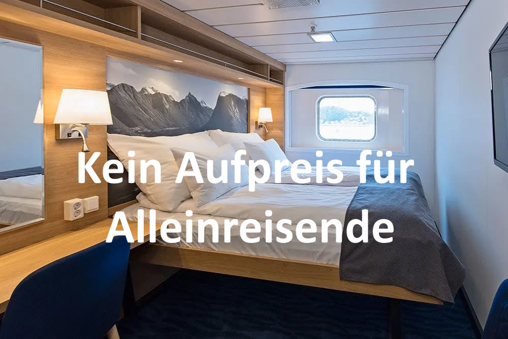 Hurtigruten: Kein aufpreis